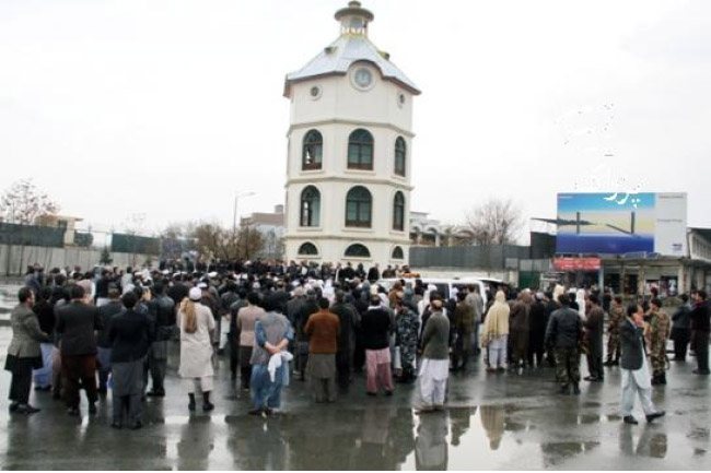 در اعتراض به کشته شدن یک صراف در کابل تظاهرات شد 